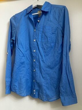 GH Bass & Co Blue Button Down Shirt